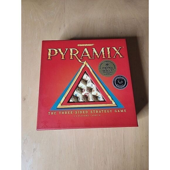 PYRAMIX - The Three-Sided Strategy Game - Gamewright - Ages 8+ - Mensa - NEW - Picture 1 of 2